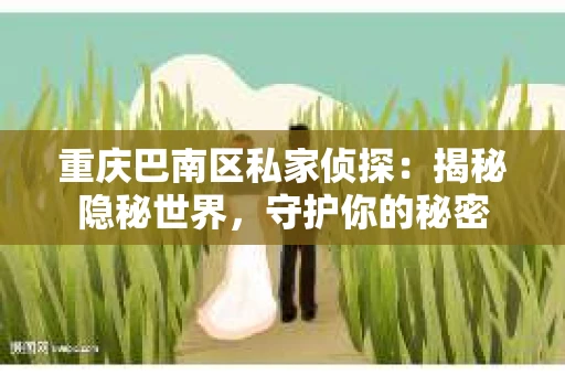 重庆巴南区私家侦探：揭秘隐秘世界，守护你的秘密