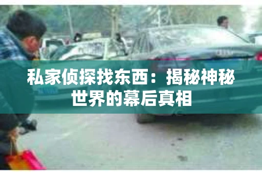 私家侦探找东西：揭秘神秘世界的幕后真相