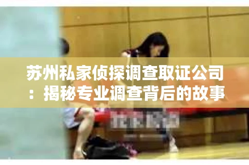 苏州私家侦探调查取证公司：揭秘专业调查背后的故事