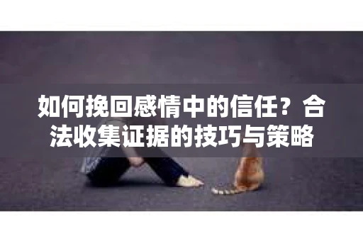 如何挽回感情中的信任?合法收集证据的技巧与策略 如何挽回感情中的信任?合法收集证据的技巧与策略