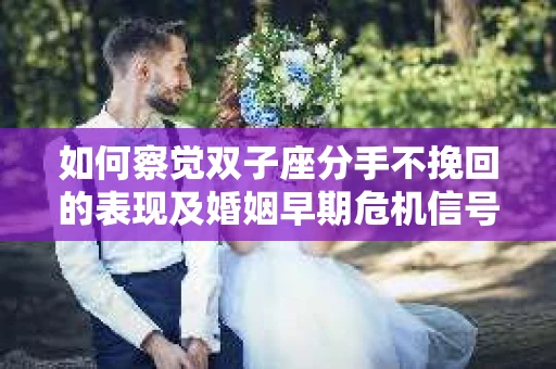 如何察觉双子座分手不挽回的表现及婚姻早期危机信号？