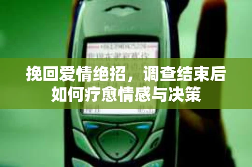 挽回爱情绝招，调查结束后如何疗愈情感与决策