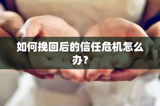 如何挽回后的信任危机怎么办? 如何挽回后的信任危机怎么办?