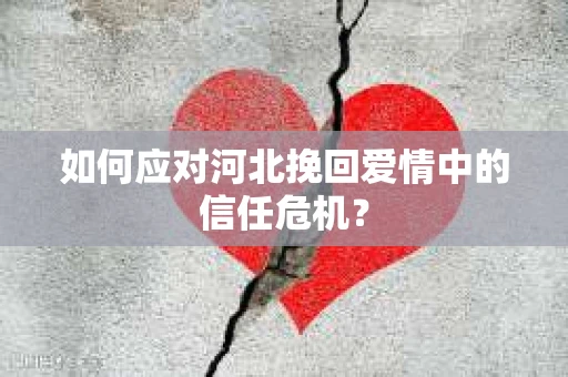 如何应对河北挽回爱情中的信任危机？